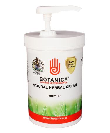 Botanica Natural Herbal Cream 500ml | Non Greasy and Easy to Apply Healing Energy | Beneficial on a Wide Range of Skin Conditions | Natural Insect Repellent