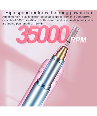 FEIlei Electric Nail Drill Electric Nail File Nail Drill Manicure with Nail Drill Bits - Buy Online on GoSupps.com