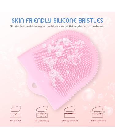 Cleansing Massage Finger Cots & Facial Brushes - Deep Clean Exfoliate & Massage Your Skin at Home | Best Silicone Facial Brush for Healthy Glow - Buy Online on GoSupps.com
