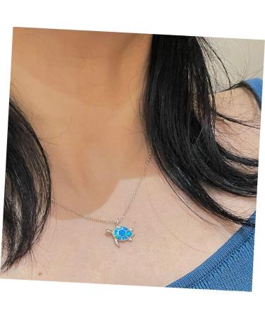 Toyvian Blue Necklace Ocean Decor The Choker Neck Chain Women Necklace Pendant Animal Miss Grace - Buy Online on GoSupps.com