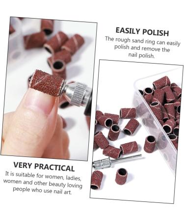 Housoutil 1 Box Boxed Manicure Circle Hair Scrunchie Chiffon Pedicure Tools Manicure Tools Grinding Polisher Drum Sander Electric Tool Power Tool White Gel Resin Abrasive Cloth Drill Nail - Buy Online on GoSupps.com