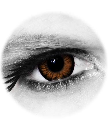 * Big * sexy * sweet * colored contact lenses - brown - including free contact lens container from Darxity with and without strength for beautiful big eyes - Big Eyes Mangalinsen - Sweet Honey 2 pieces / BC 8.6 / DIA 15.0 / -1.75 Dioptria -1.75 Dioptria 8