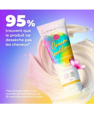 Les Secrets de Loly - Cream Conditioner - Apr s-shampooing d m lant Hydratant & d finition - Cheveux ondul s boucl s fris s et cr pus - 250 ml 250 ml (Lot de 1) - Buy Online on GoSupps.com