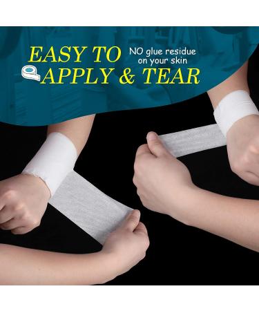 Non-Woven Cover Stretch Tape - Breathable Protective Bandage Roll Film - 2 x 5.47 Yds & 4 x 5.47 Yds - 4 Rolls - Buy Online on GoSupps.com