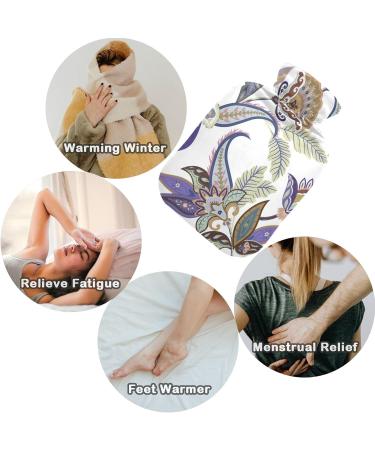 NAANLE 2L Hot Water Bottle with Paisley Cover - Pain Relief for Menstrual Cramps & Cold Therapy - Buy Online on GoSupps.com