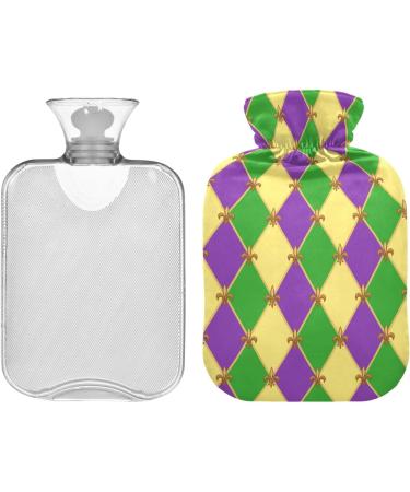 Cute Hot Water Bottle with Cover | 2L Heat Bottle for Pain Relief & Muscle Injury Recovery - Ideal Water Heating Pillow & Bed Warmer - Buy Online on GoSupps.com