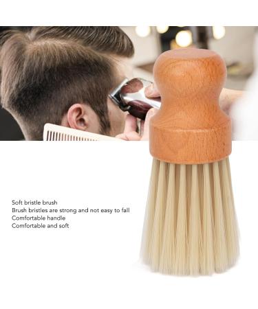 Okjhfd Shaving Brush - Soft Bristle Beech Wood Handle | Portable Men's Hairdressing Tool | Wet Razor Brush for Salons - Buy Online on GoSupps.com