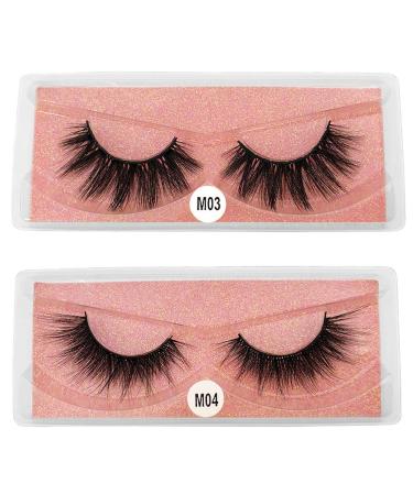 Wholesale 100 Pairs Mix Faux 3D Mink Lashes Bulk Set - Natural False Eyelashes for Makeup - Buy Online on GoSupps.com