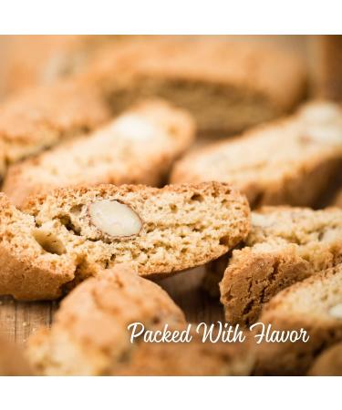 Matilde Vicenzi Cantuccini Almond Biscotti - Timeless Classic Crunchy Tuscan Pastry - Authentic Bite-Size Italian Biscuits With Real Whole Almonds For Coffee Tea Or Wine - Kosher Dairy - 7.93 oz Bag - Buy Online on GoSupps.com