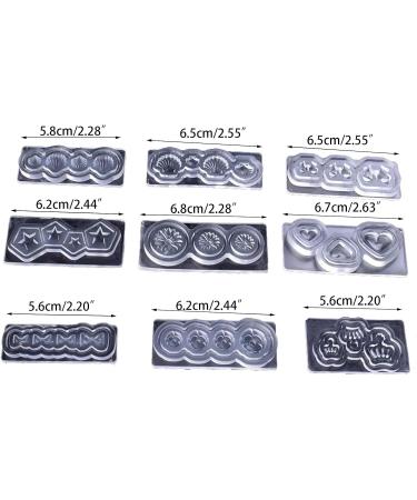 3D Nail Art Mold Silicone Nail Art Decorations Supplies Flower Bow-Knot Star for Shell Nail Art Template Resin Casting Molds Style9 - Buy Online on GoSupps.com
