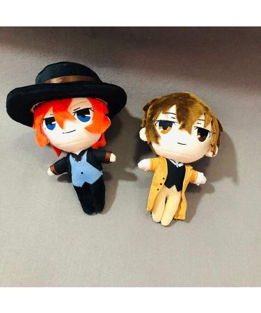 Tongyundacheng Bungo Stray Dogs Dazai Osamu Plush Pillow Doll 20cm - Anime Stuffed Cute Soft Plushie for Decor - Buy Online on GoSupps.com