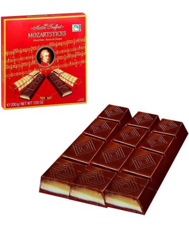 Pack Mozart (Mozartsticks 200 g + Mozartkugeln 800 g) chocolats au chocolat avec massepain 1 kg - Buy Online on GoSupps.com