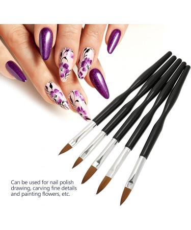 Nail Art Pen Brushes Set Nail Paint Design Pen Painting Nail Art Liner brush Manicure Tool Gel Polish Carving Drawing Painted Pen for Nail Salon Home Use Gift for Women Girl - Buy Online on GoSupps.com