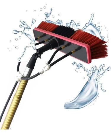 Window Cleaning Telescopic Pole Water Fed Extendable Brush for Cleaner Conservatory Roof Photovoltaic Panel Cleaning/Window Clean (Color : 5.4m/18ft)