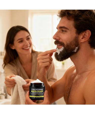 Beard Butter Natural Nourishing Moisturizer 120ml Fragrance Mustache Styling Balm For Sensitive Oily Skin Travel Styling Party - Buy Online on GoSupps.com