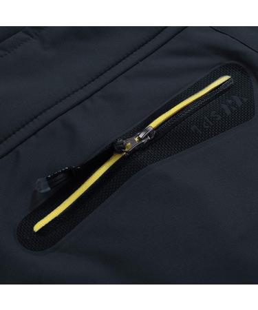 Spmor Men's Outdoor Waterproof Hooded Windproof Jacket - Black, Medium - Buy Online on GoSupps.com