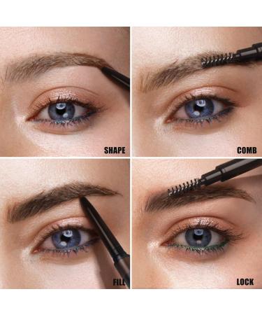 Ultrafine Tip Waterproof Eyebrow Pencil - Dual-Sided Long-Lasting & Defines Shape | 2PC102 - Buy Online on GoSupps.com