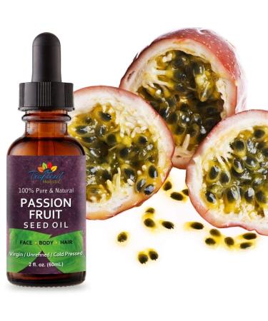 100% Pure Virgin Maracuja Oil 2 oz - Cold-Pressed Passionfruit Seed Oil for Dry Skin Face Hair & Lips - Unrefined Extra Virgin - Buy Online on GoSupps.com