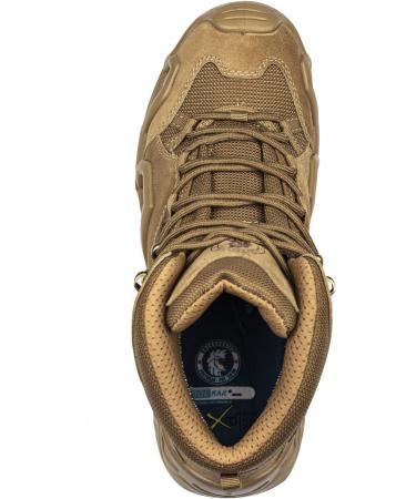 ROCKROOSTER Walland Men 8 Combat Boots | Waterproof Hiking Boots KS735-KS737 Coyote - Buy Online on GoSupps.com