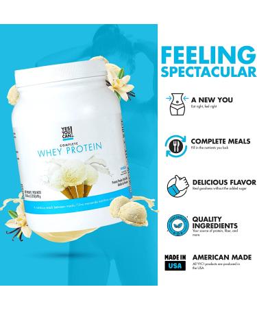 Yes You Can! Whey Protein (Vanilla) - High Quality Supplement for Fitness Enthusiasts - Buy Online on GoSupps.com