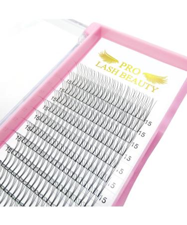 Finished compartments 3D-C-07-14 Short-hand eyelash extension Finished eyelash compartments Volume eyelashes 0.07 C Curl (3D-C-0.07.14 mm) 14 mm 3D-C-07-14 mm