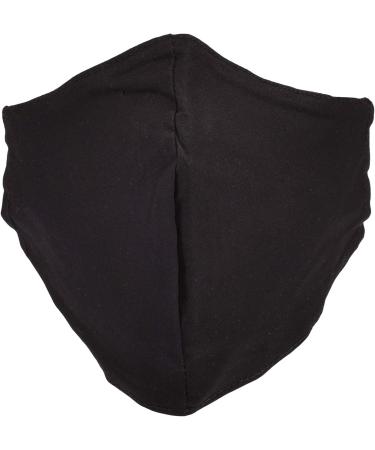 Unisex Black Cotton Fabric Mask - Double Layer Reusable & Washable Community Mask | styleBREAKER 08040005 - Buy Online on GoSupps.com