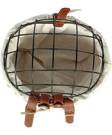 Cat Basket | Wicker Basket For Small Dog Cat Pet Carrier | Front Basket With Wire Mesh Cover | Detachable Pet Carrier | Pet Carrier Front Basket For Dog Puppy Cats - Buy Online on GoSupps.com