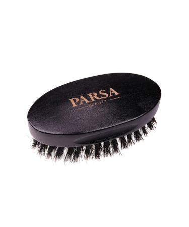 PARSA Beauty Beard Brush Black Edition softens the beard shapes cleans and cares for every beard hardness level medium