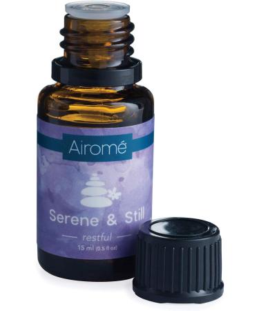 Shop Airom Serene & Still Blend - 100% Pure Therapeutic Grade Essential Oils (15ml) | Premium Amber Glass Bottle - International Shipping Available - Buy Online on GoSupps.com