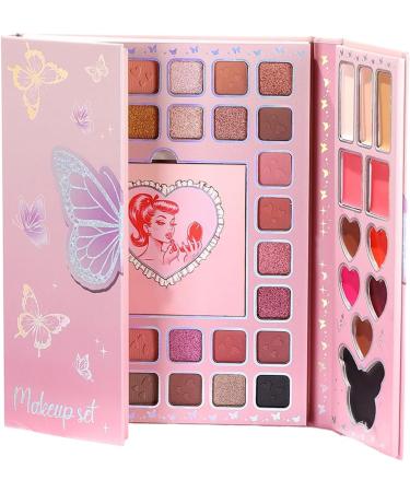 Palette de maquillage 32 fards paupi res mats et blush rouge l vres trois tons surligneur | Kit de beaut pour le visage les yeux les l vres - Buy Online on GoSupps.com