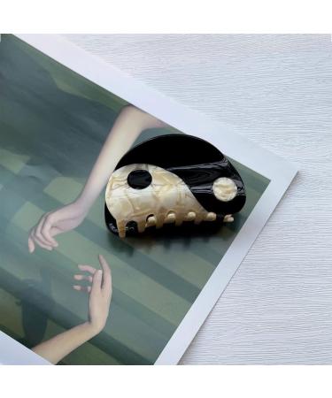 Large Non-Slip Tai Chi Claw Hair Clips | Retro Thick Hair Claws | Yin Yang Accessories for Women & Girls - Buy Online on GoSupps.com