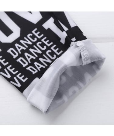 Moily Girls Love Dance Printed Legging Pants - Black&White - Size 10 - Buy Online on GoSupps.com