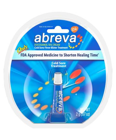 Abreva Cold Sore Med Size .07 Abreva Cold Sore Treatment Cream