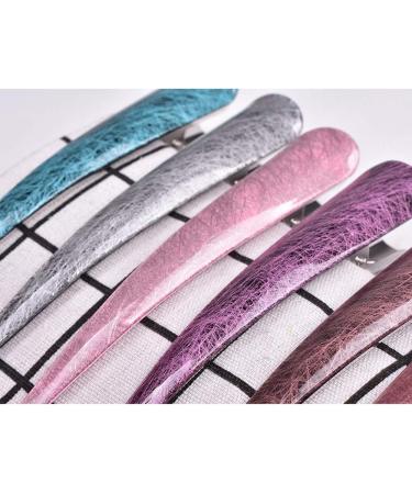 Alligator Clips Hair Crocodile Clips Hair Duckbill Hair Hair Barrettes Clips Styling Hair Clips 6pcs (#2) - Buy Online on GoSupps.com
