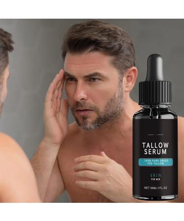 Tallow Face Moisturizer | Wrinkles Defense Tallow Face Wash Tallow Night Serums and Cream | Skin Care Moisturizer for Men Diminish Fine Lines and Wrinkles 30ML - Buy Online on GoSupps.com