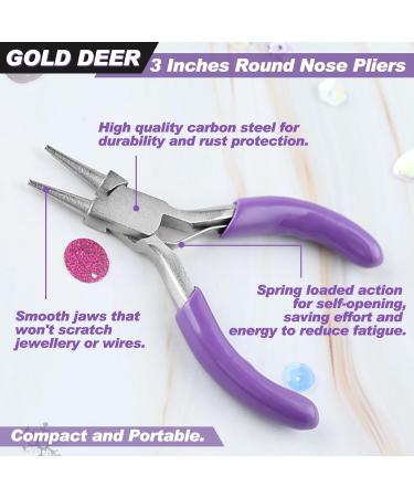 3-inch Mini Round Nose Pliers | Wire Looping & Jewelry Making Tools - Buy Online on GoSupps.com