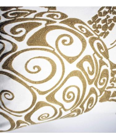 DECOPOW Embroidered Nautical Decor Pillow Cover 18 Inches - Decorative Canvas Pillow for Nautical Style Deco (Wheat-Seaturtle) - Buy Online on GoSupps.com