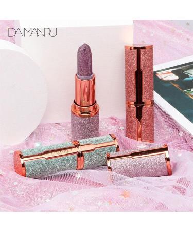 Glitter Star Lipstick Sparkling Lipstick Long Lasting Waterproof Lip Gloss Lip Makeup Cosmetic Metallic Shimmer Lipstick Not Stick Cup Lip Stick - Buy Online on GoSupps.com