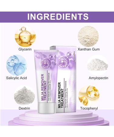Milia Remover for Eyes and Face Milia Spot Treatment with Salicylic Acid Milia Acne Cream Scented - Buy Online on GoSupps.com