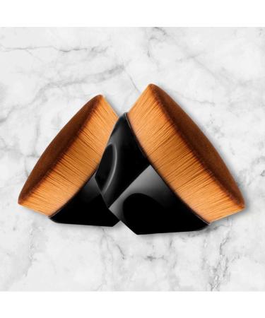 Buy LUCKY LAMA Kabuki Makeup Brush - Foundation BB CC Cream Powder & More - Black | International Shipping - Buy Online on GoSupps.com