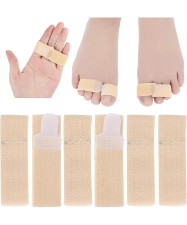6pcs Elastic Toe Band - Hammer Toe Straightener Splint & Soft Correction Tool for Foot Care - Buy Online on GoSupps.com