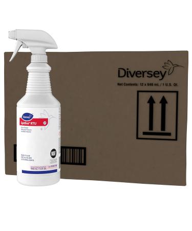 Spitfire Diversey 95891789 Power Cleaner - 32 oz Fresh Scent Spray Bottle (Case of 12) | Best International Shipping - Buy Online on GoSupps.com