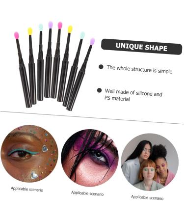 Baluue 12pcs Makeup Eyebrow Brush Silicone Makeup Brush Lip Tints Brush - Buy Online on GoSupps.com