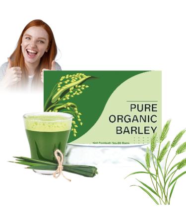 Naveta Barley Grass Powder 100% Pure & Organic 2023 New Naveta Pure Organic Barley Organic Barley Grass Powder A Cup a Day Easy to Use Easy to Carry (1Box)