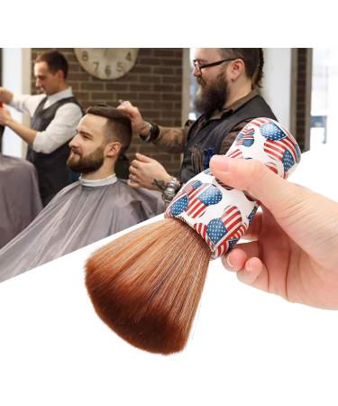 Neck Duster Brush Professional Neck Face Hair Removal Brush Salon Hair Dust Cleaning Sweeping Brush for Hairstyling Salon Hairdressing - Buy Online on GoSupps.com