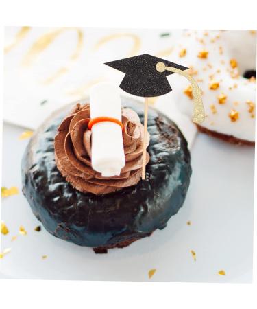 MAGICLULU 13pcs Graduation Season Cake Insert Cardstock Topper Graduate Dessert Toppers Graduation Baking Topper 2022 Cupcake Topper Congrats Desserts Inserts Toothpick Glitter Paper Food - Buy Online on GoSupps.com