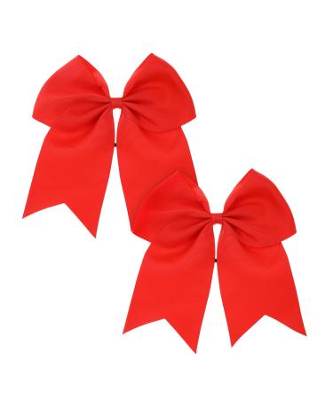 2 pieces loop hair tie red large loop hair rope cheerleaders loop hair accessories headgear for women girls Christmas party - Buy Online on GoSupps.com