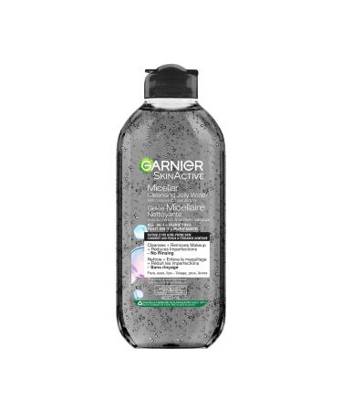 Garnier Micellar Cleansing Jelly Water All-in-One Cleanser & Makeup Remover With Charcoal and Salicylic Acid Purifying Reduces Imperfections No Rinsing Suitable for Acne-Prone Skin 400ml