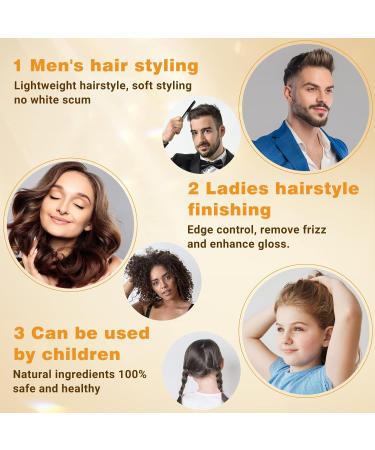 Hair Wax Stick for Edge Control & Styling - Long Lasting Strong Hold Pomade Stick for Neat & Tidy Hair - 2.70 Ounce Pack - Buy Online on GoSupps.com