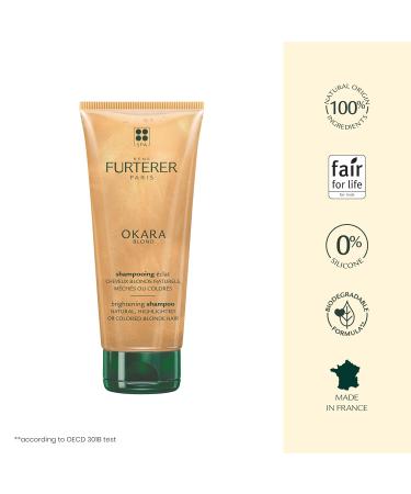 Ren Furterer - OKARA BLOND - Brightening Shampoo - Shampoo For Natural Highlighted & Bleached Blonde Hair - 200ml - Buy Online on GoSupps.com